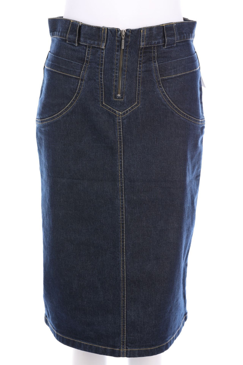 MORE & MORE - Jeansrock mit Reißverschluss - D 38