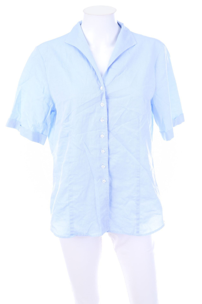 eterna - Kurzarm-Bluse aus Baumwolle - D 40