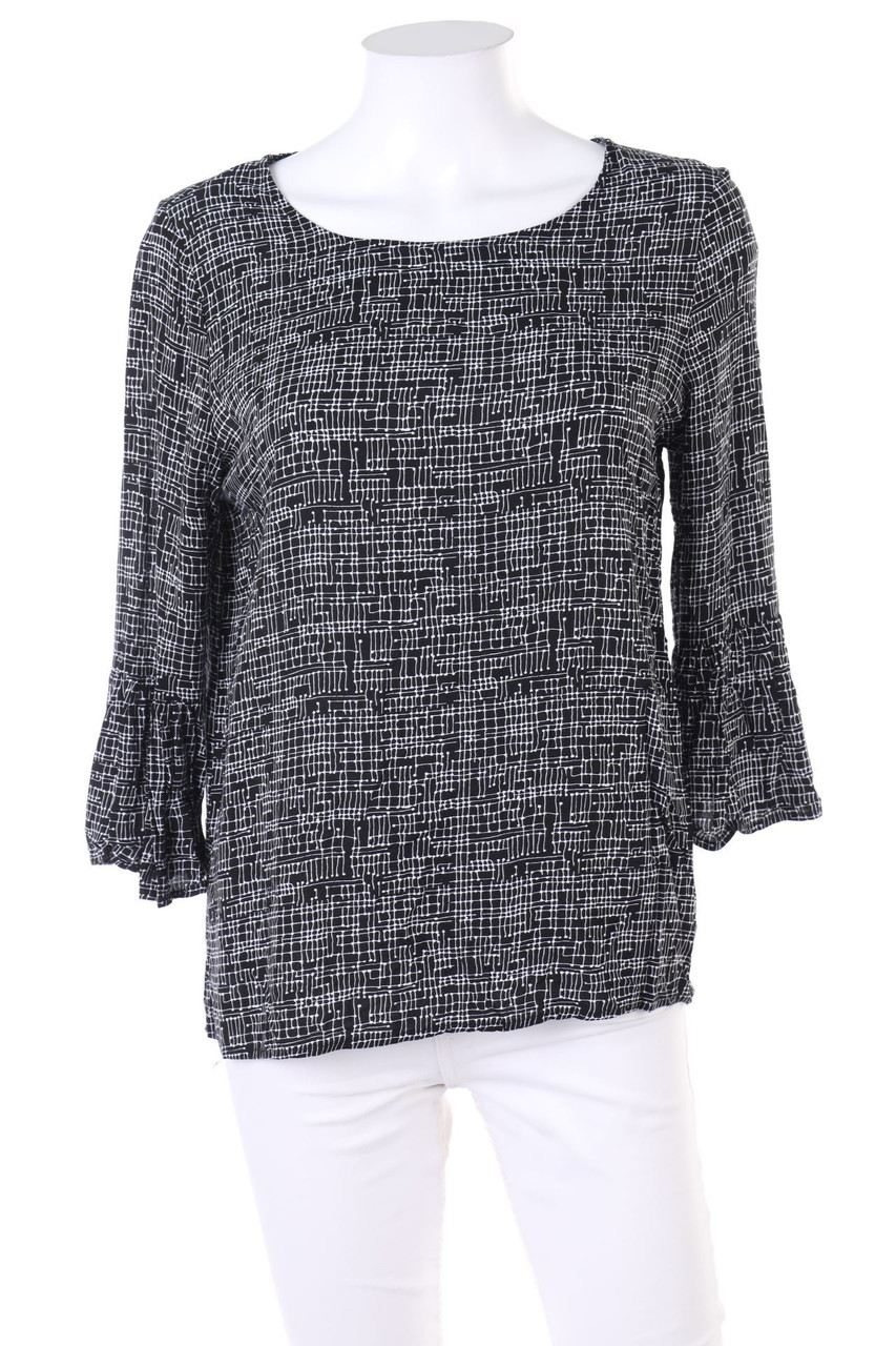 VIA CORTESA - Bluse mit 3/4-Ärmel mit Volants - D 36