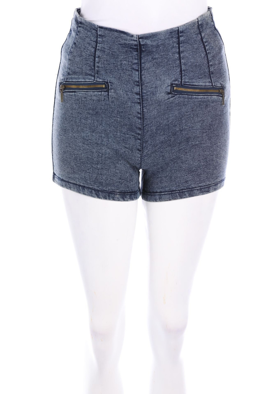 esmara - High Waist-Hotpants mit Reißverschluss - D 38