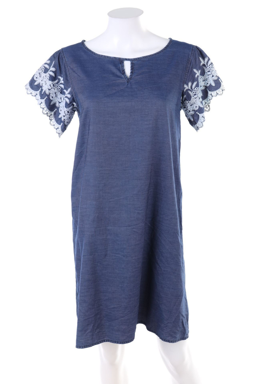 Yessica by C&A - Kleid aus Baumwoll-Mix mit Spitze - D 36