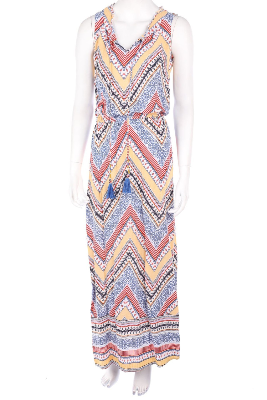 TOM TAILOR - Print-Maxi-Kleid aus Viskose - D 36