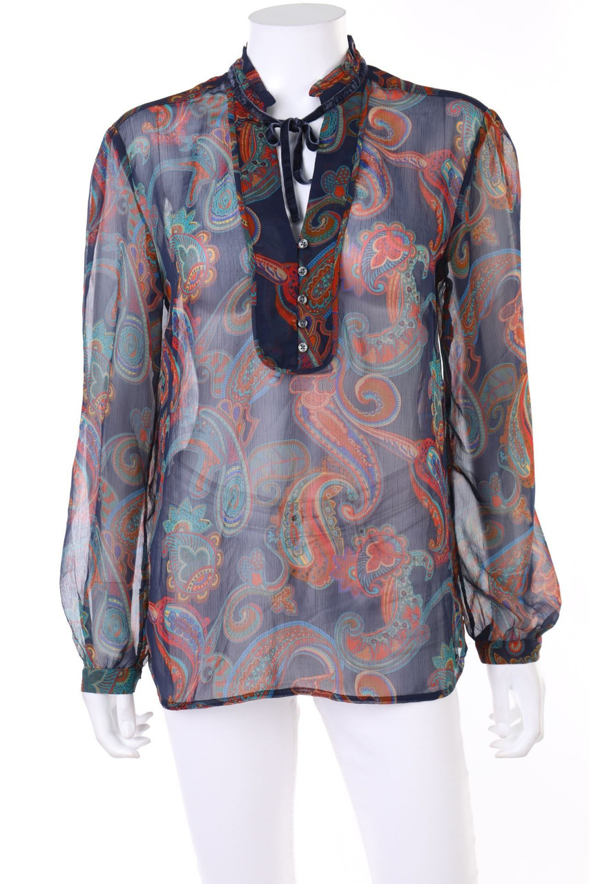 s.Oliver - Bluse mit Ethno-Print - D 38