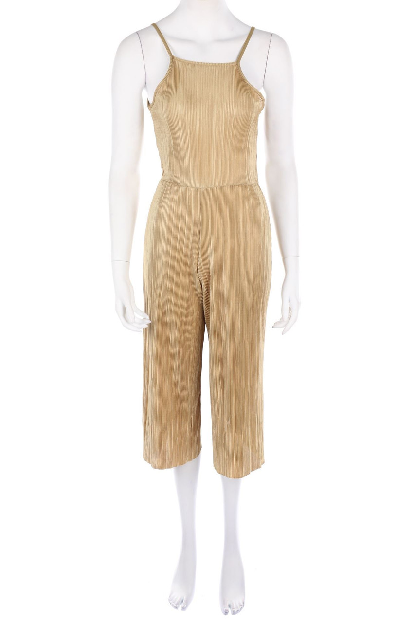 MISSGUIDED - Plissee-Glitzer-Jumpsuit - D 34