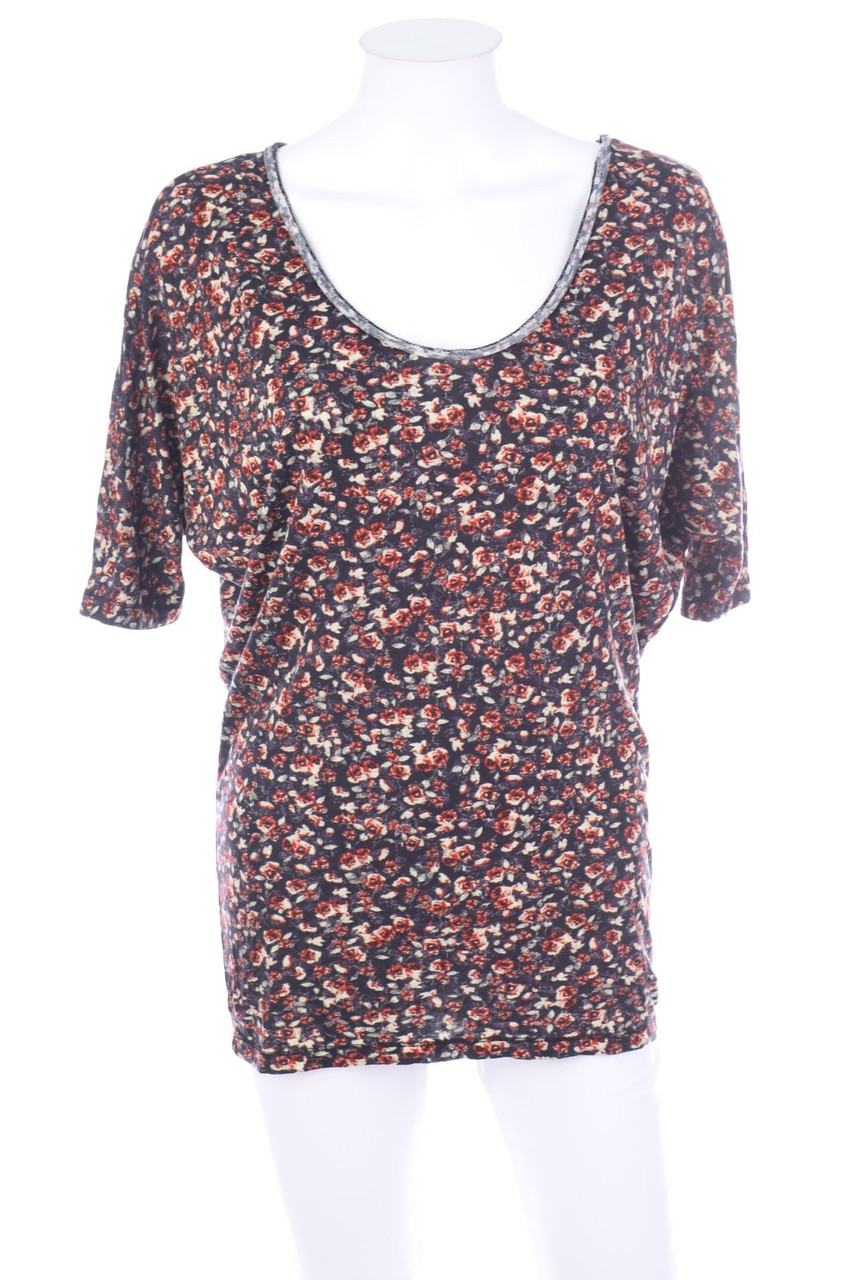 H&M - Batwing-Shirt mit Blumen-Print - XS