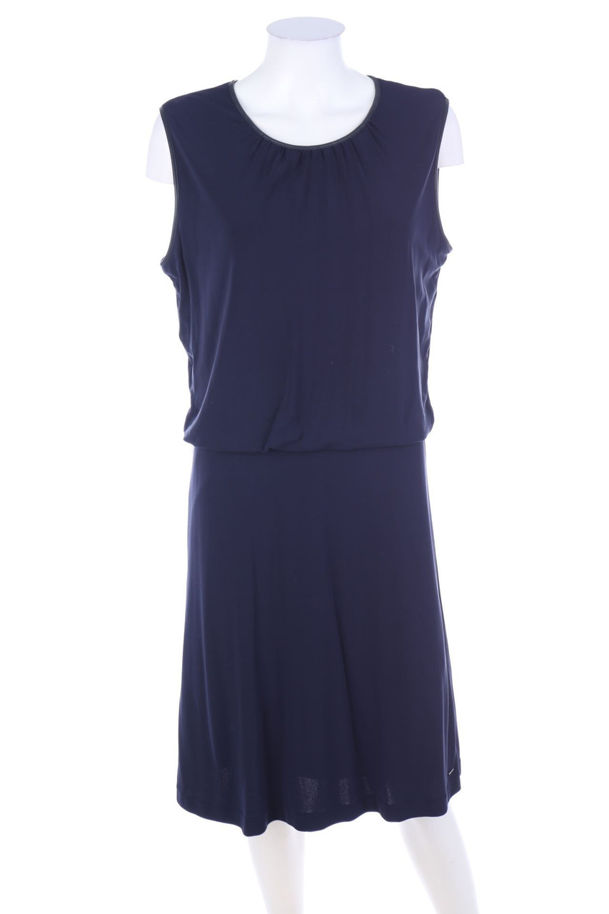 TOMMY HILFIGER - Kleid mit Kunstleder-Details - L