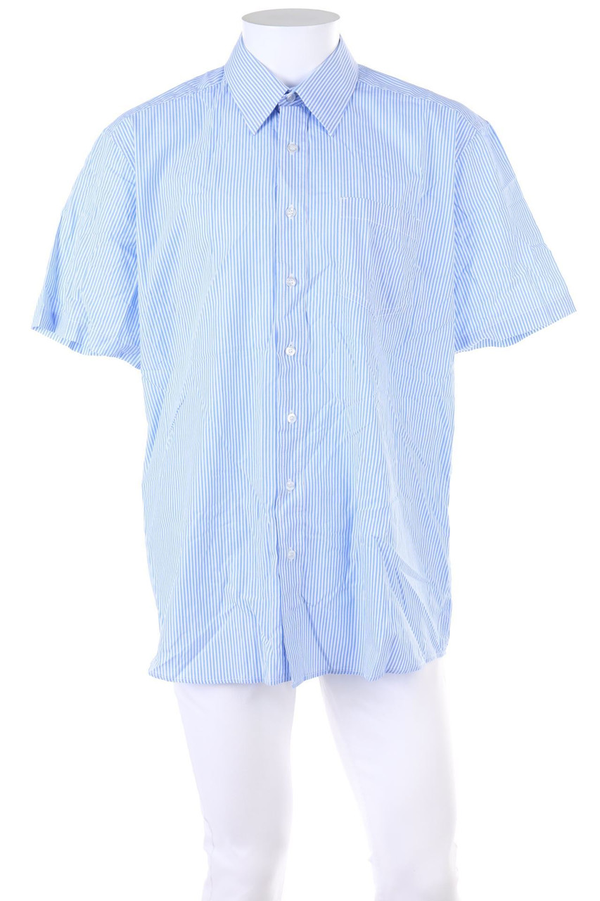 ATRIUM - gestreiftes Kurzarm-Hemd - XL