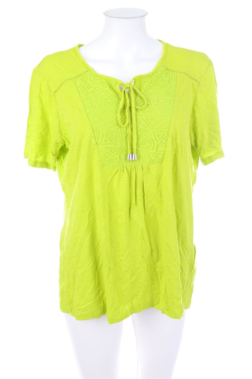 CANDA by C&A - Kurzarm-Shirt mit Spitze - M