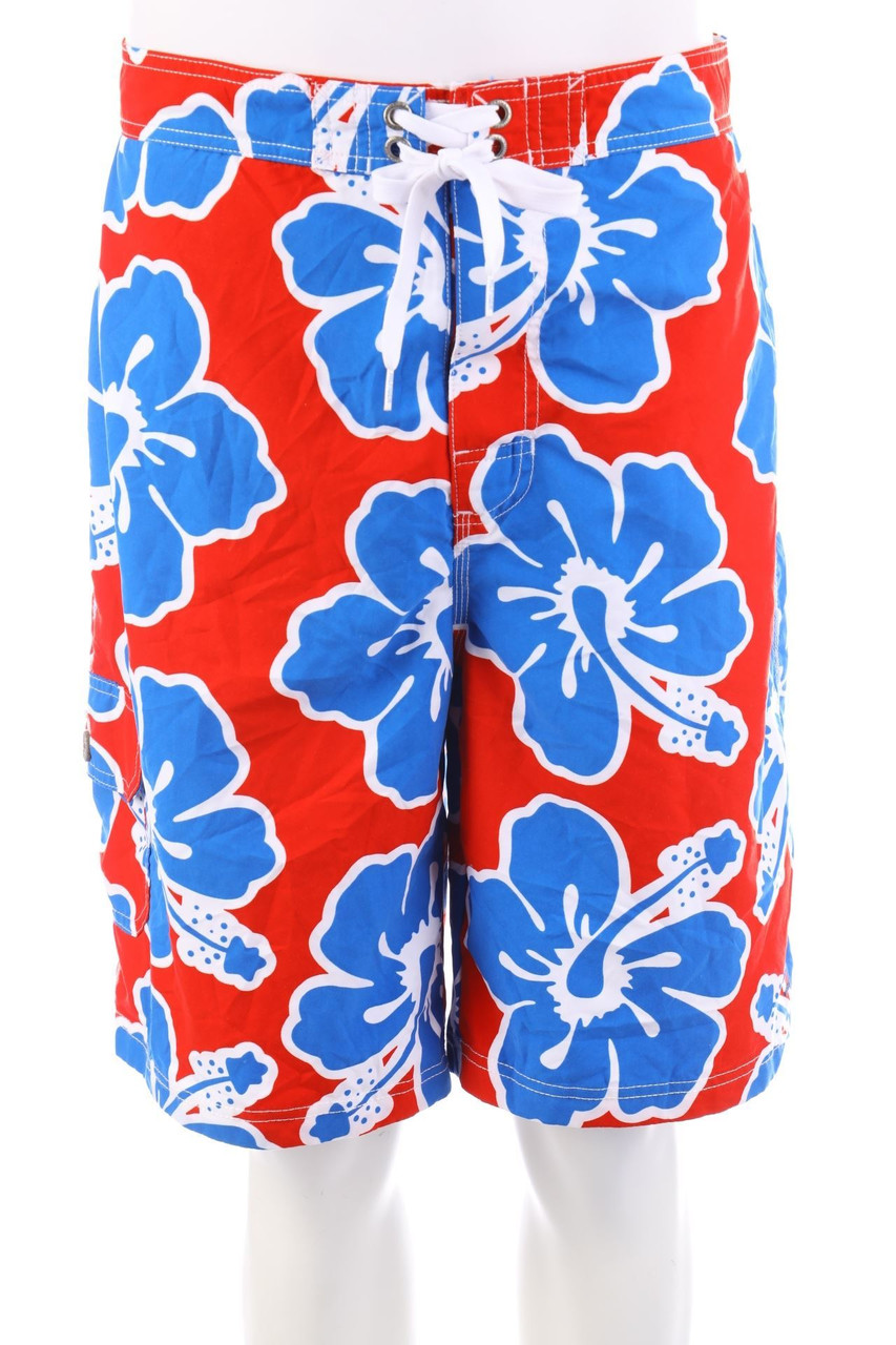 TOMMY HILFIGER - Schwimm-Shorts mit Blumen-Print - XL