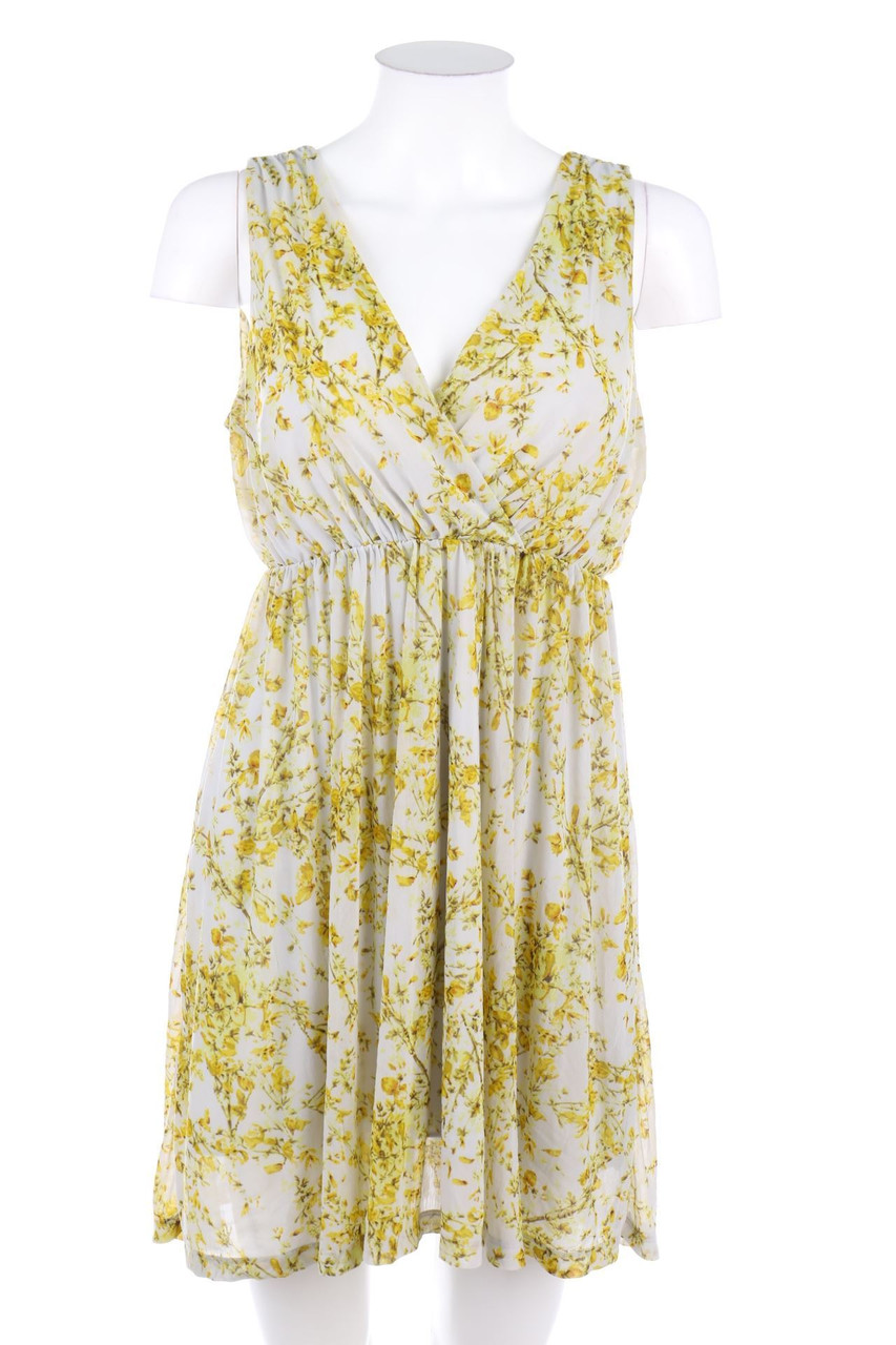 H&M - Kleid mit Blumen-Print - S