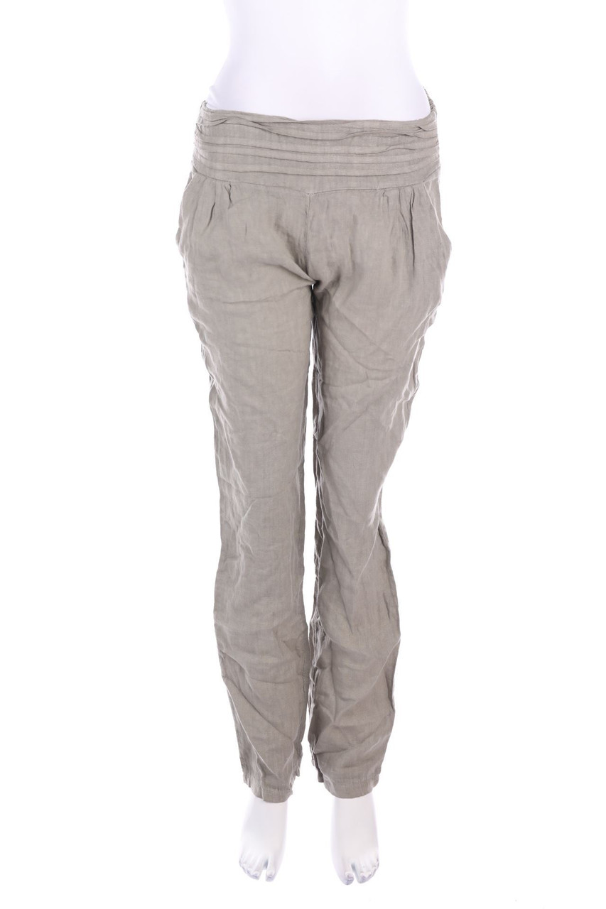 Caspar - Garment Dyed-Leinenhose - S