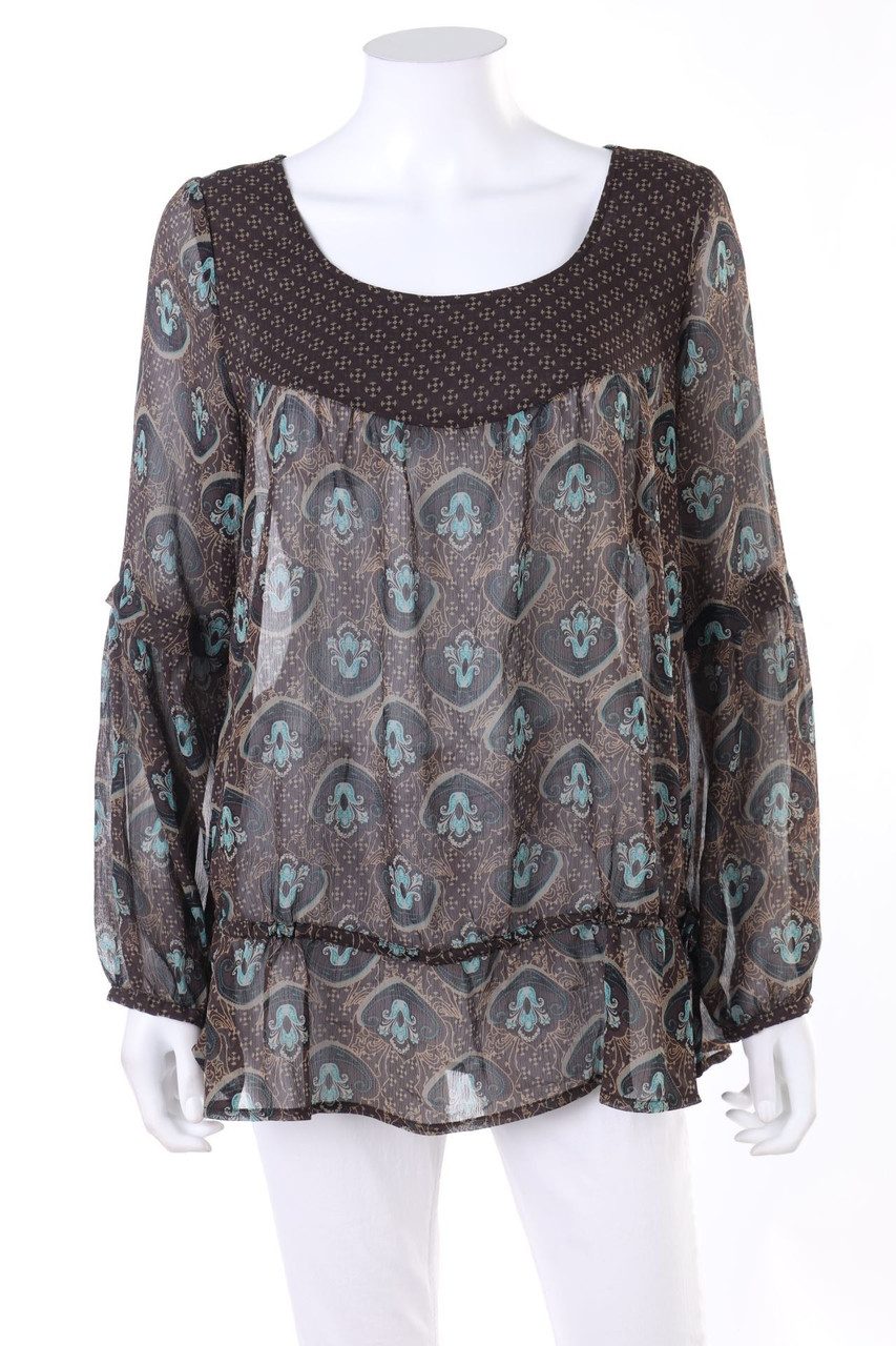 s.Oliver - Bluse mit floralem Muster - D 42