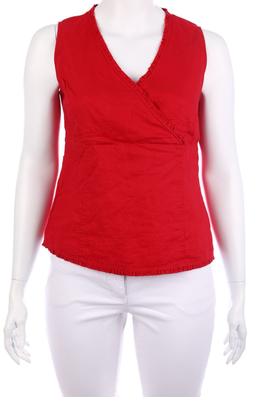 Christian Berg - Leinen-Blusentop - D 46