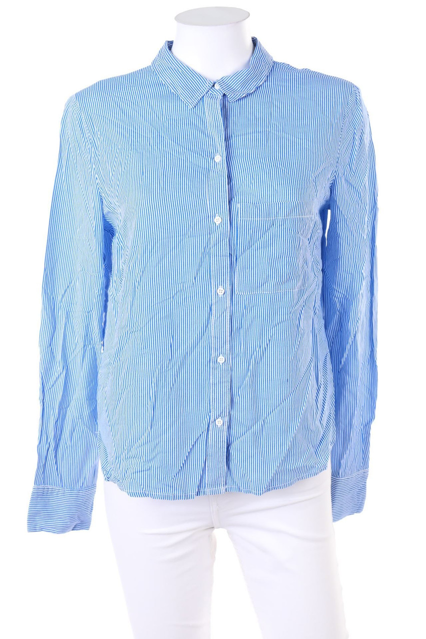 Bershka - Hemd-Bluse mit Streifen - M