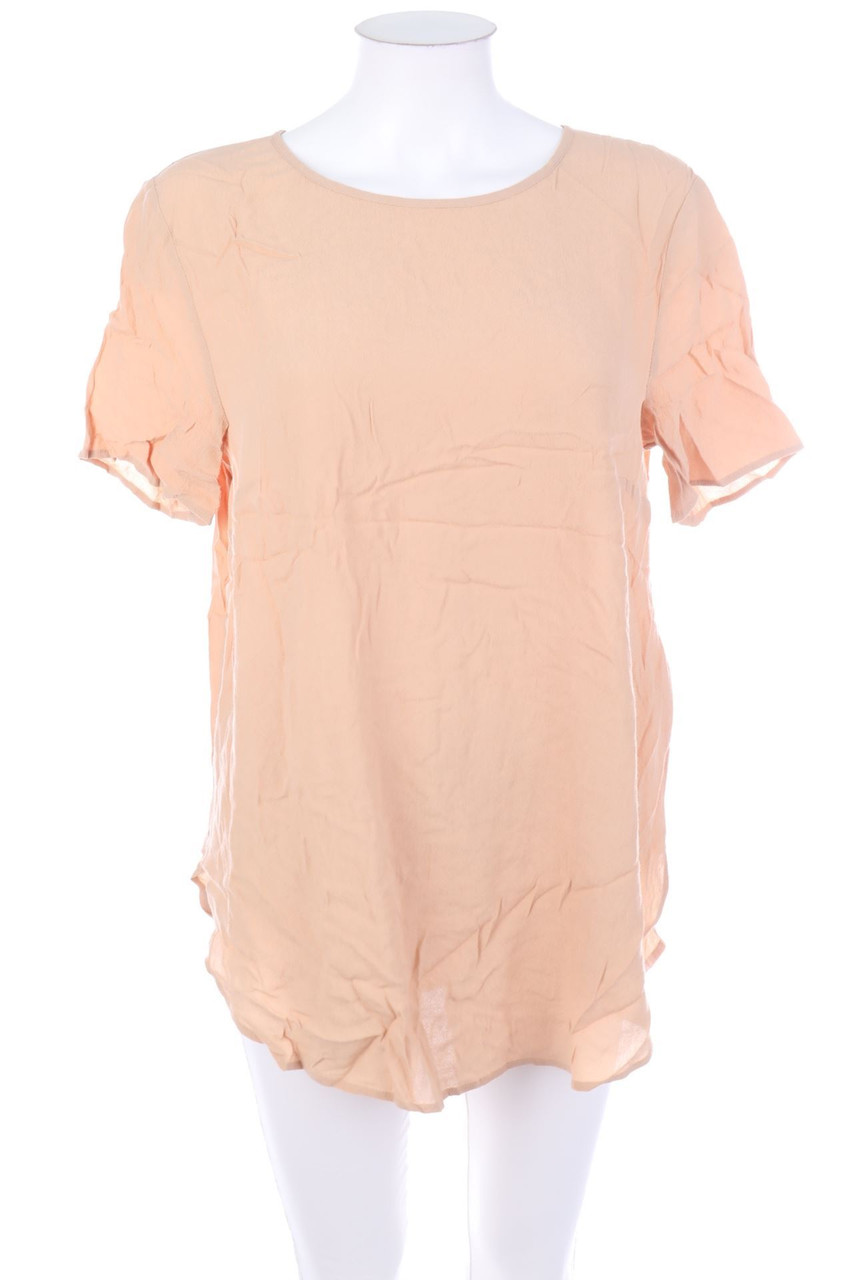 H&M - Kurzarm-Bluse mit Keyhole - D 40