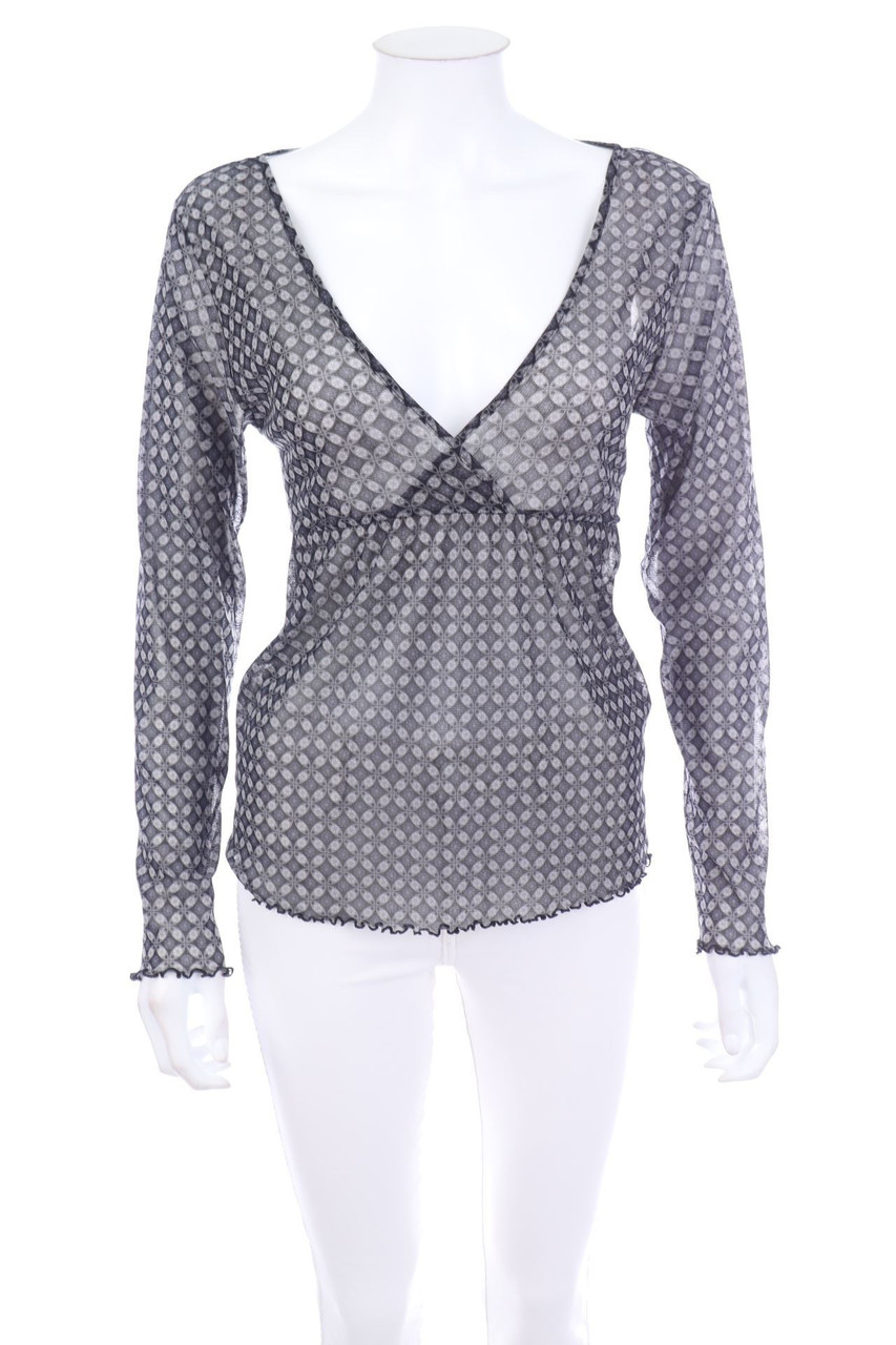 s.Oliver - Longsleeve-Shirt aus Mesh - D 38