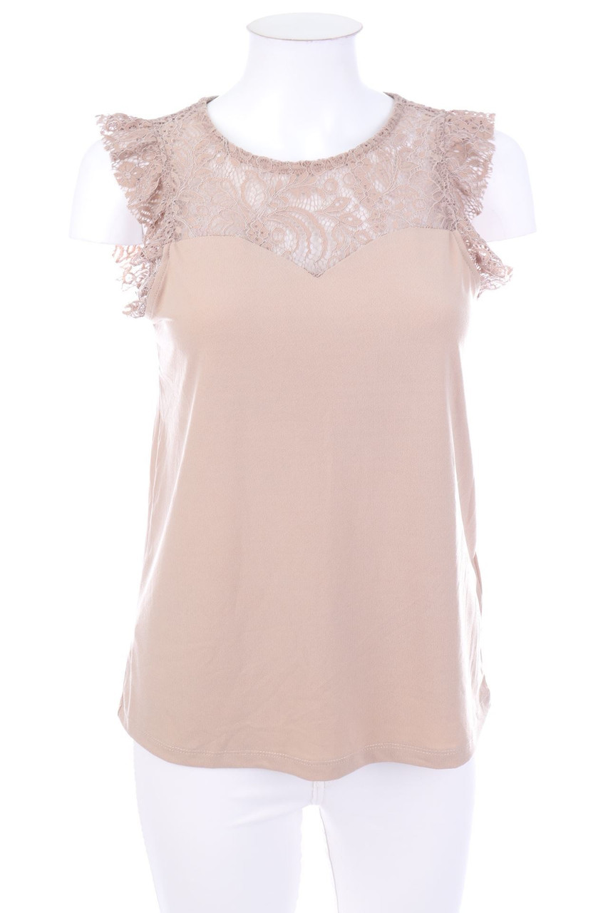 VERO MODA - Blusentop mit Spitzen-Einsatz - XS