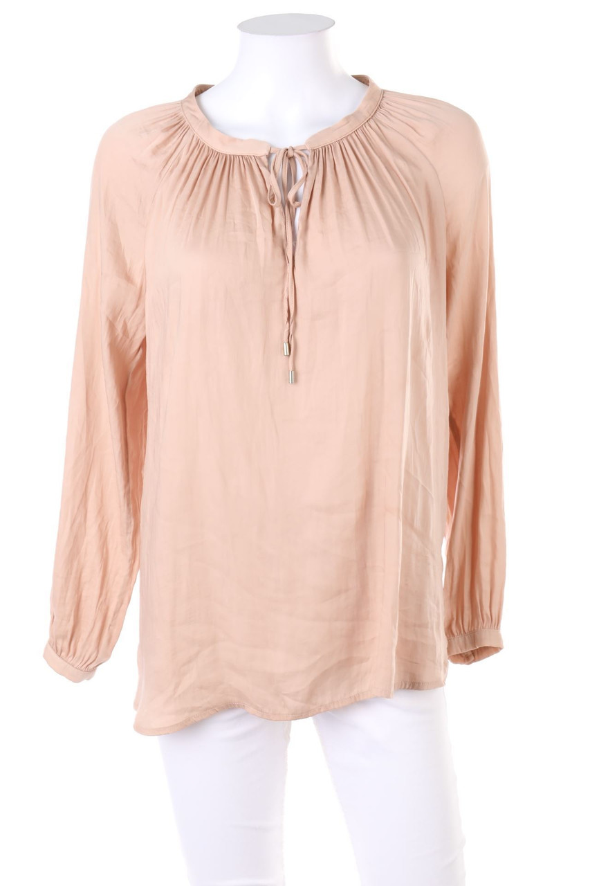 HALLHUBER - Bluse mit Keyhole - D 32