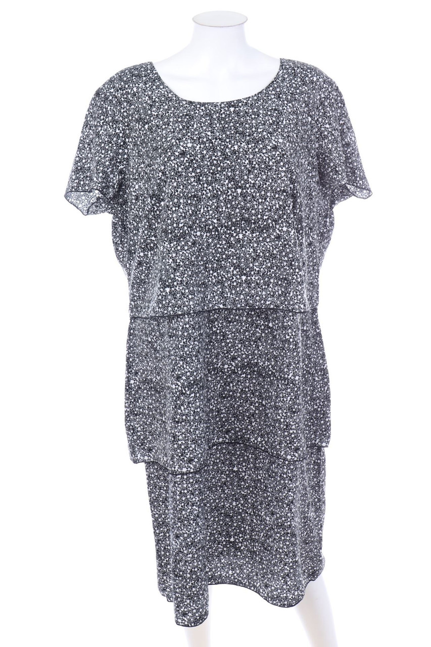 Ohne Label - Kleid mit Blumen-Print - D 50