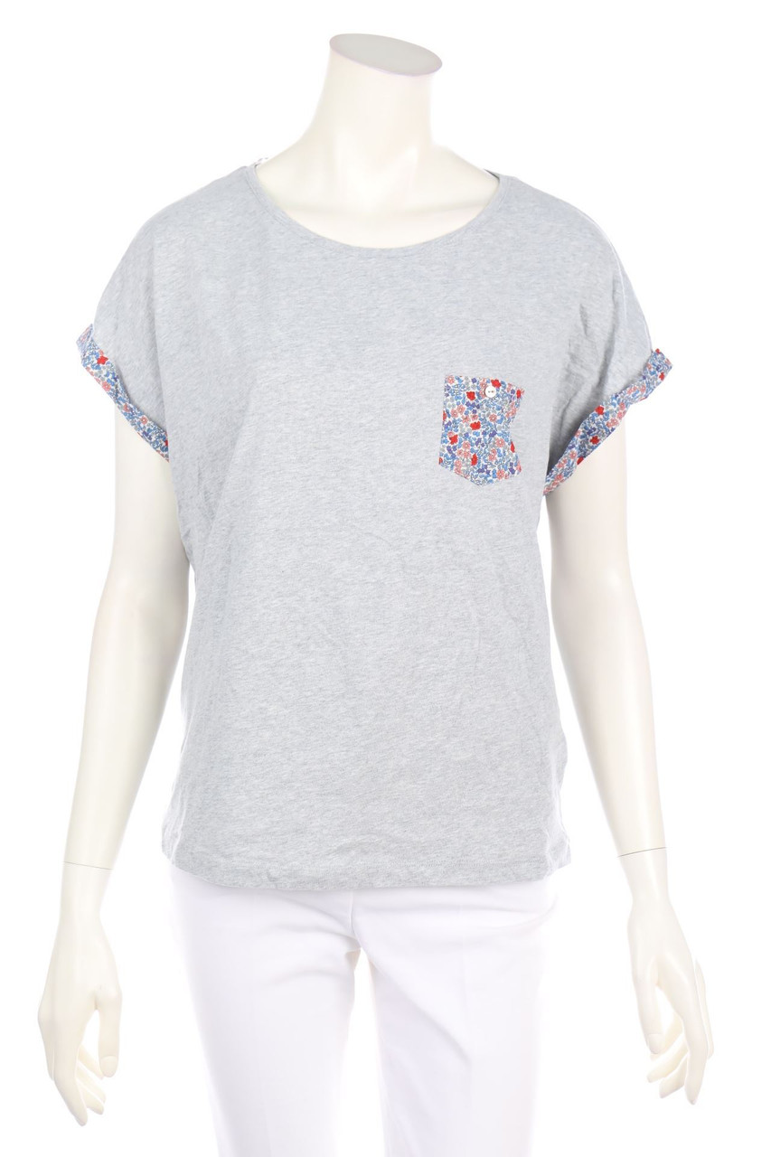Cyrillus PARIS - Batwing-Shirt mit Blumen-Print - L