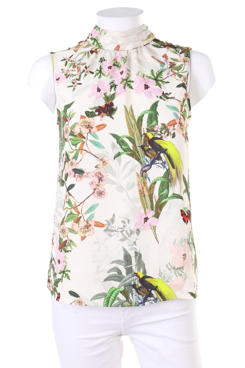 H&M - Blusentop mit Blumen-Print - XS