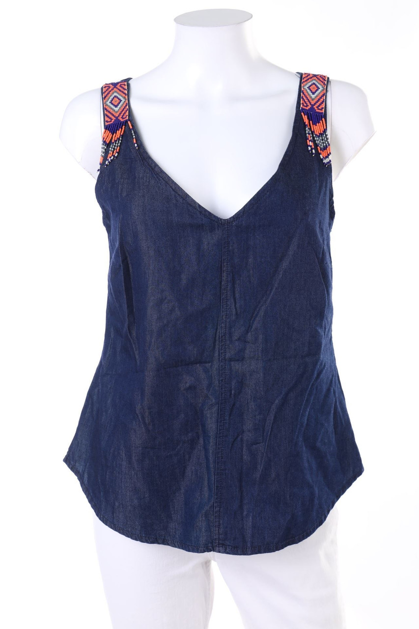 ARKITECT. Femme - Blusentop in Denim-Optik - XS