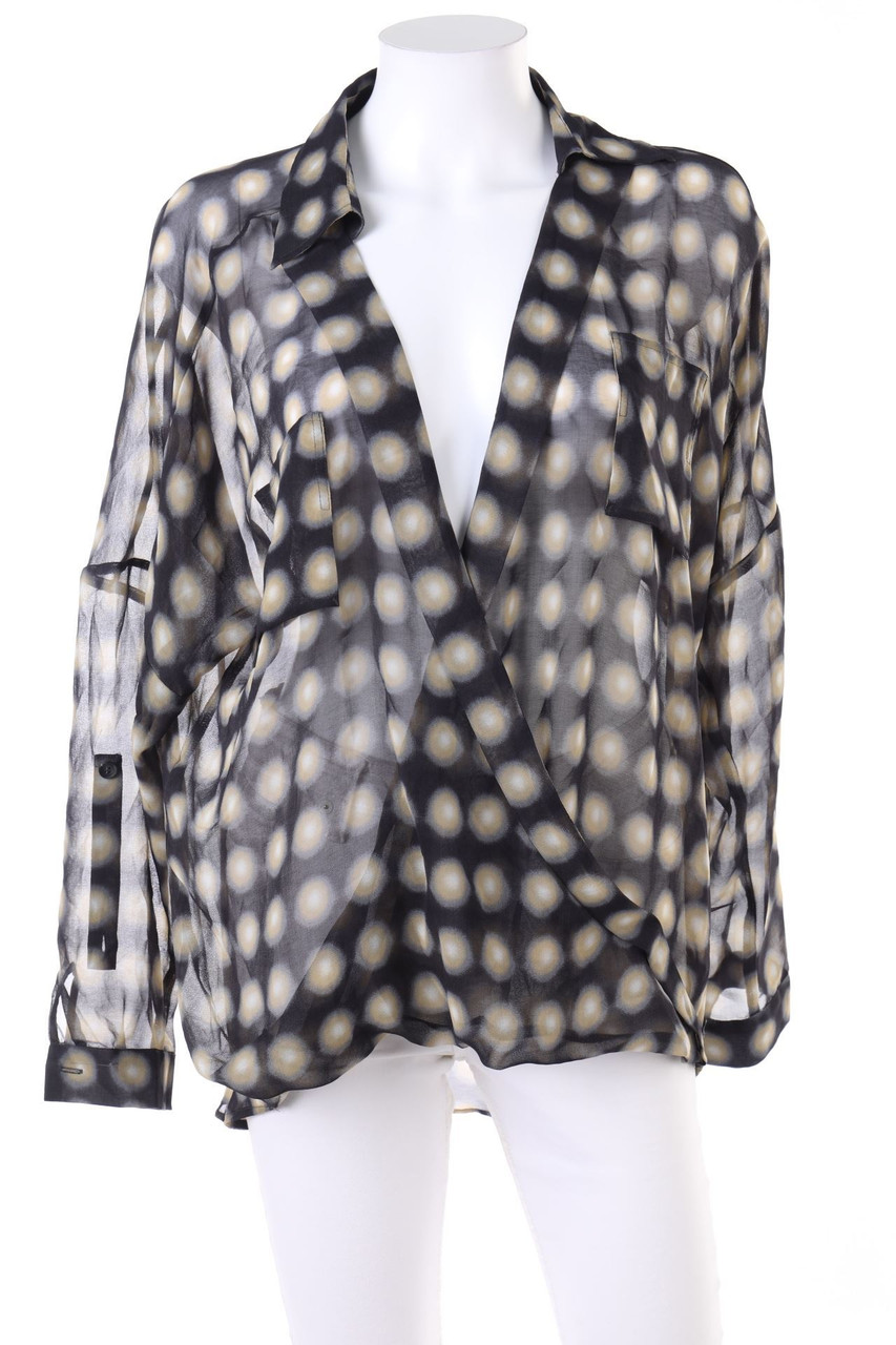 DIDI - Bluse in Wickel-Optik mit Print - L