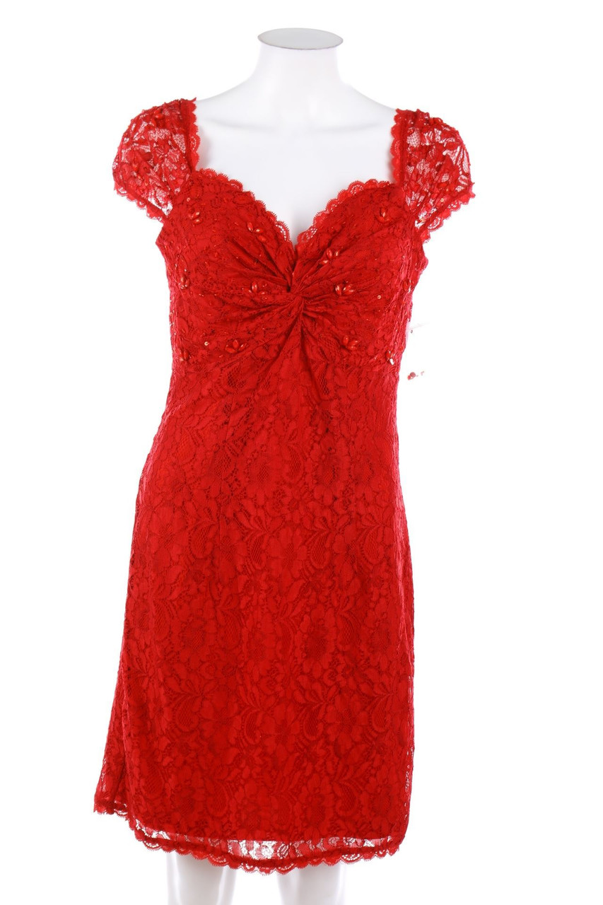 ashley brooke - Cocktailkleid aus Spitze mit Pailletten - D 38