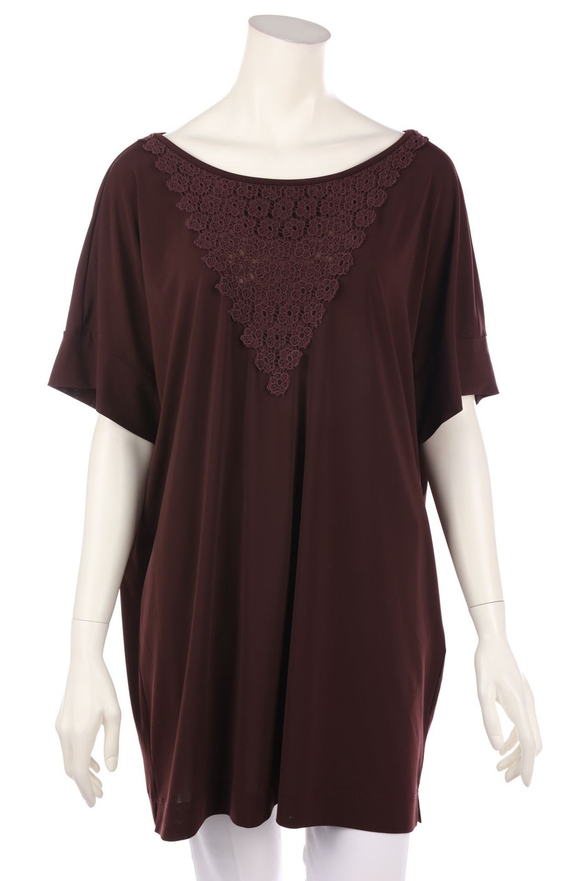 Elena Miró - Batwing-Shirt mit Spitze - D 46