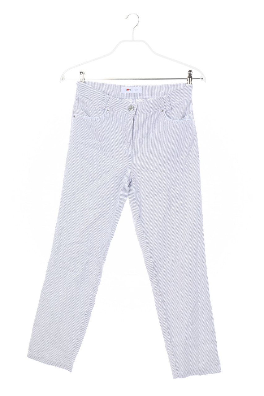 TONI dress - Streifen-Hose aus Baumwoll-Mix - D 36