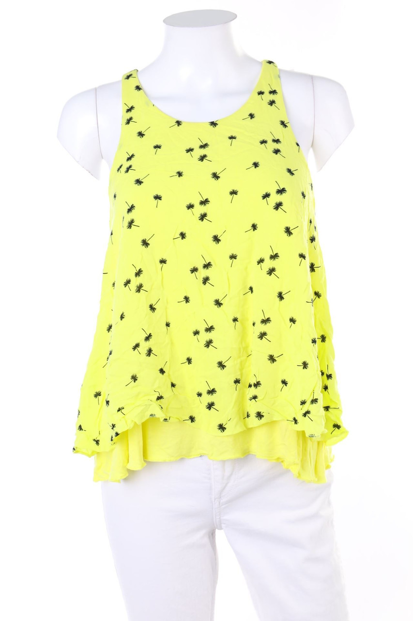 MANGO - Blusentop mit Print - S