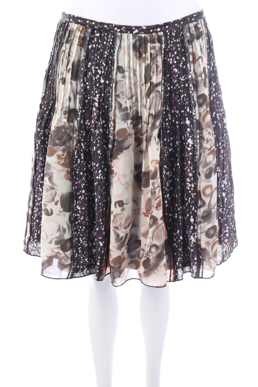 ANNA SCOTT - Rock mit Raffungen in A-Linie - M