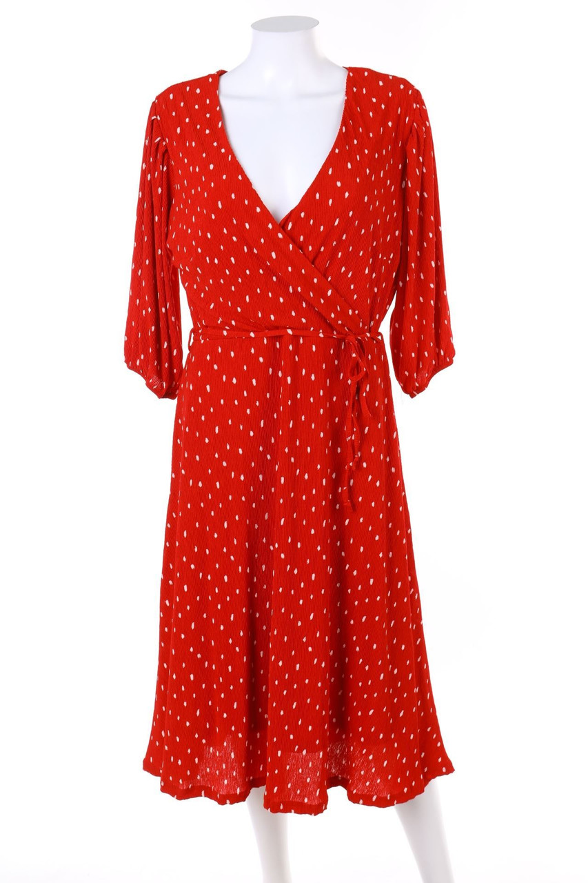 Afibel - Kleid in Wickel-Optik - D 38