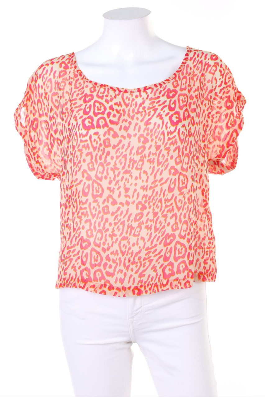 AMISU - Kurzarm-Bluse - S