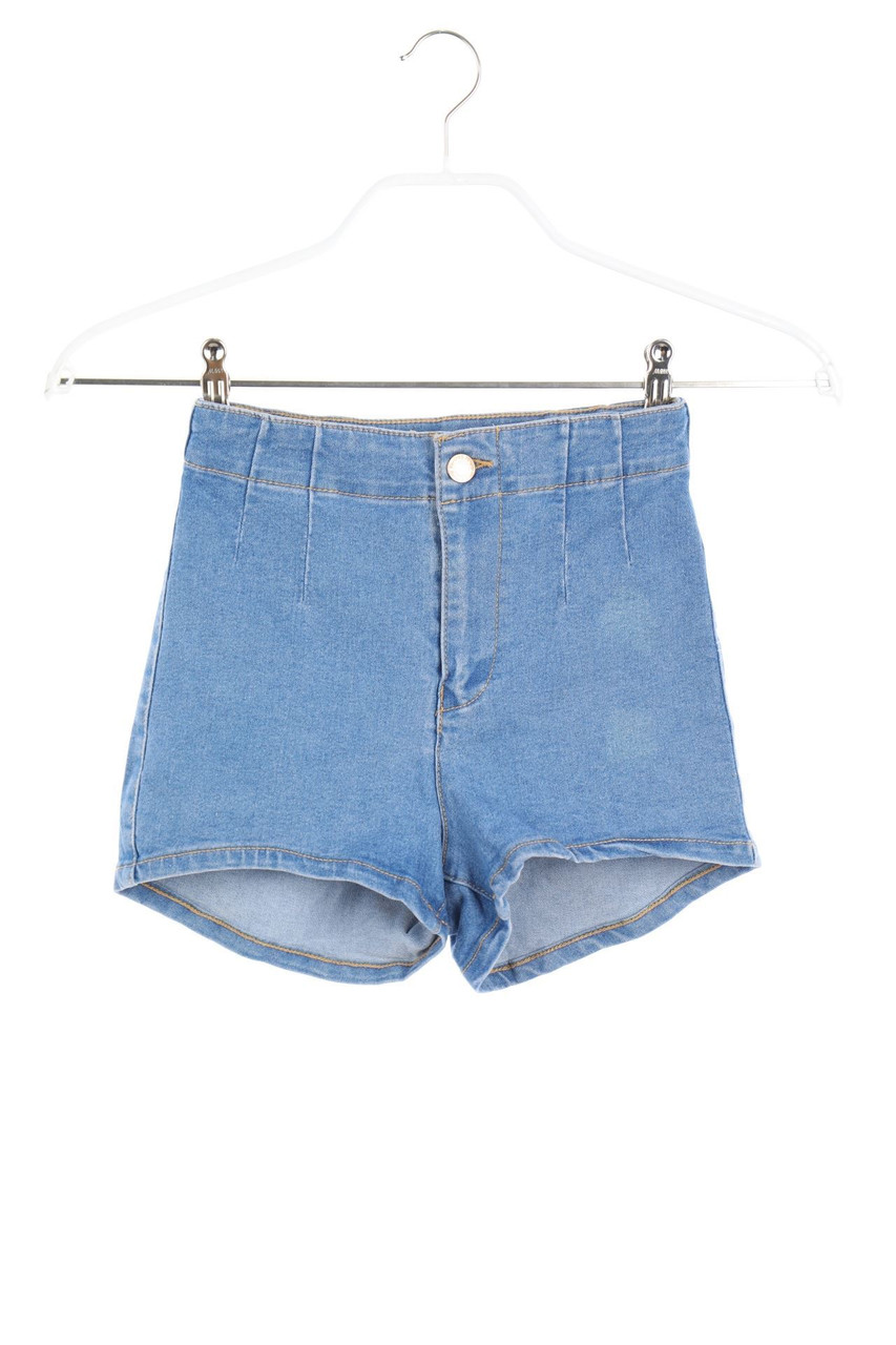 Bershka - High Waist-Jeans-Shorts - D 32