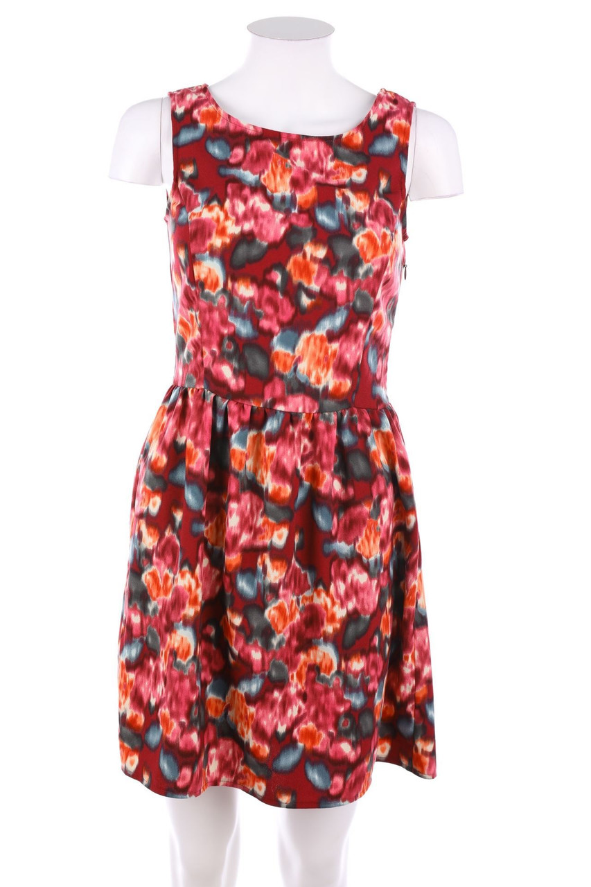 Ohne Label - Print-Kleid - D 34