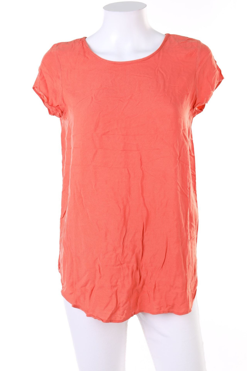 VERO MODA - Kurzarm-Bluse aus Viskose - S