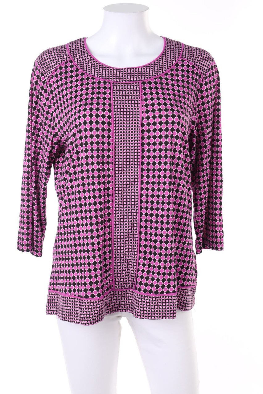 FRANK WALDER - Bluse mit Punkten - D 42