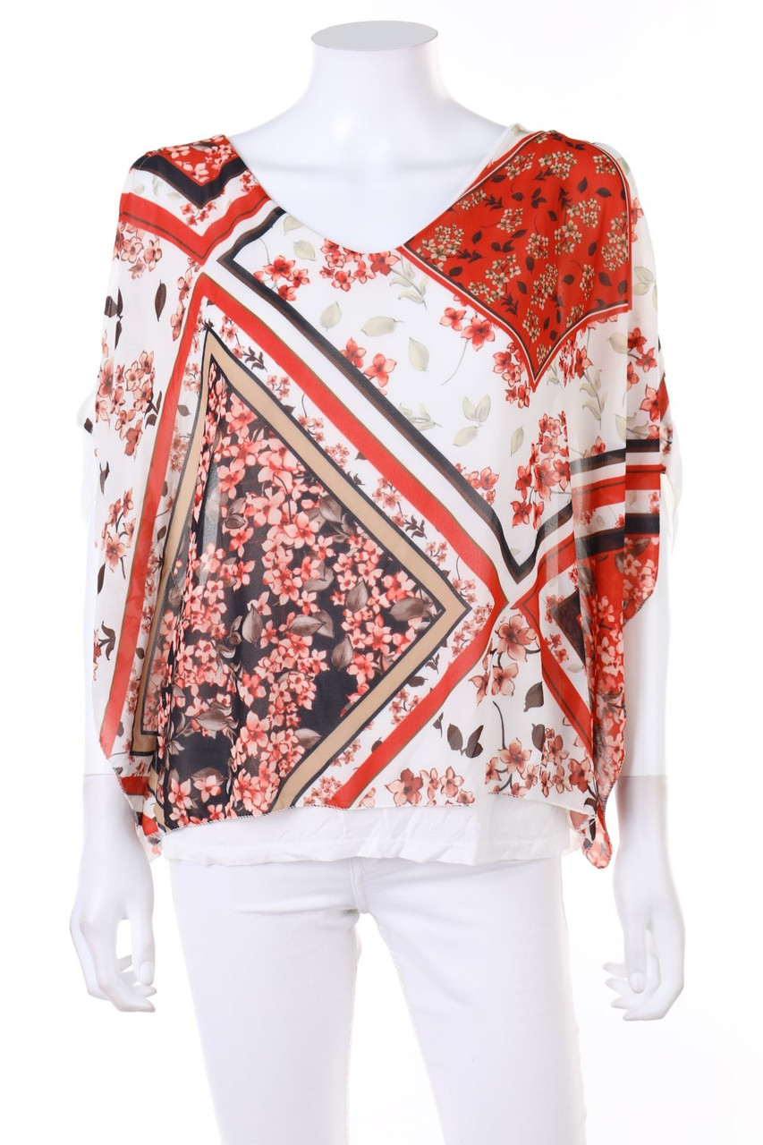 zebra - Cold-Shoulder-Bluse - L