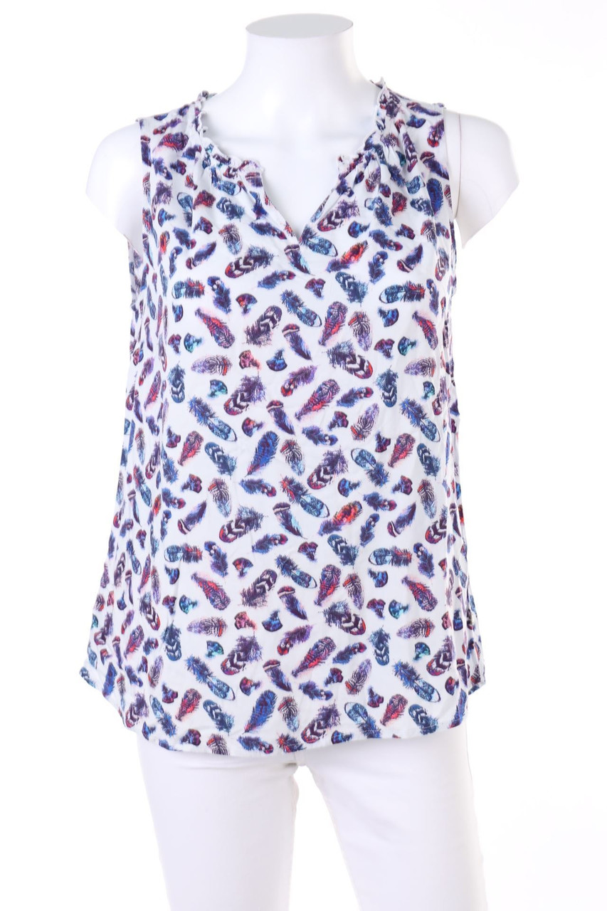 Ohne Label - Blusentop mit Print - S
