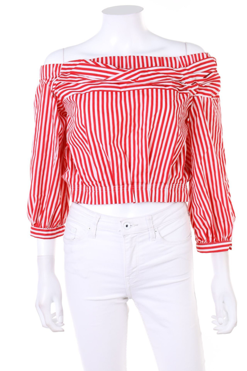 ZARA - Bluse mit Streifen - M