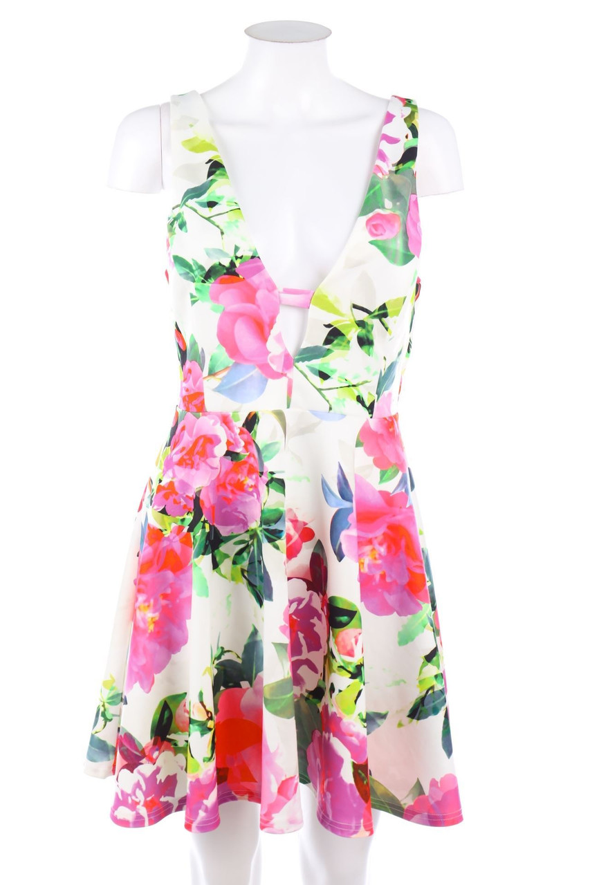 NEW LOOK - Kleid mit Blumen-Print - D 40