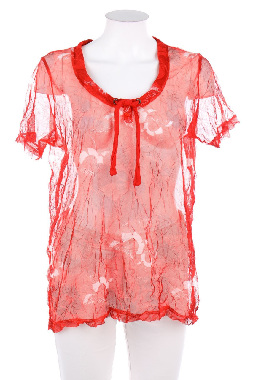 CECIL - Mesh-Kurzarm-Shirt - L