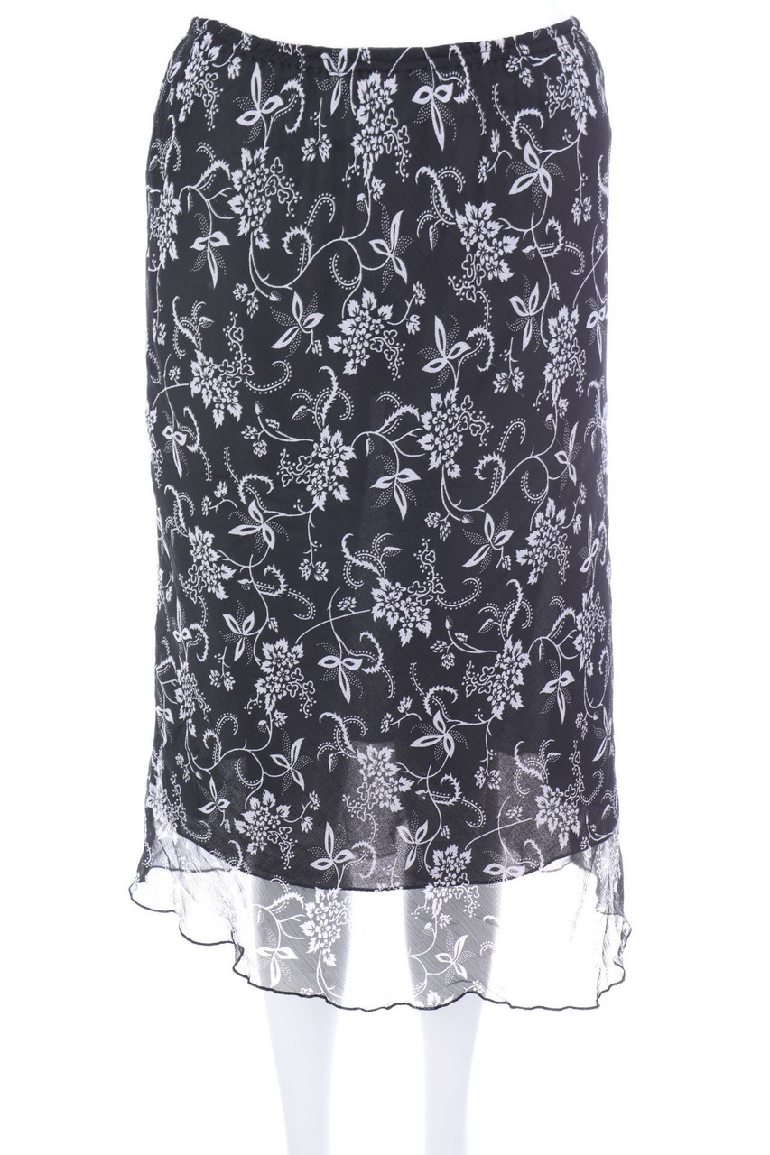 Coolwater - Midirock mit Blumen-Print - D 38