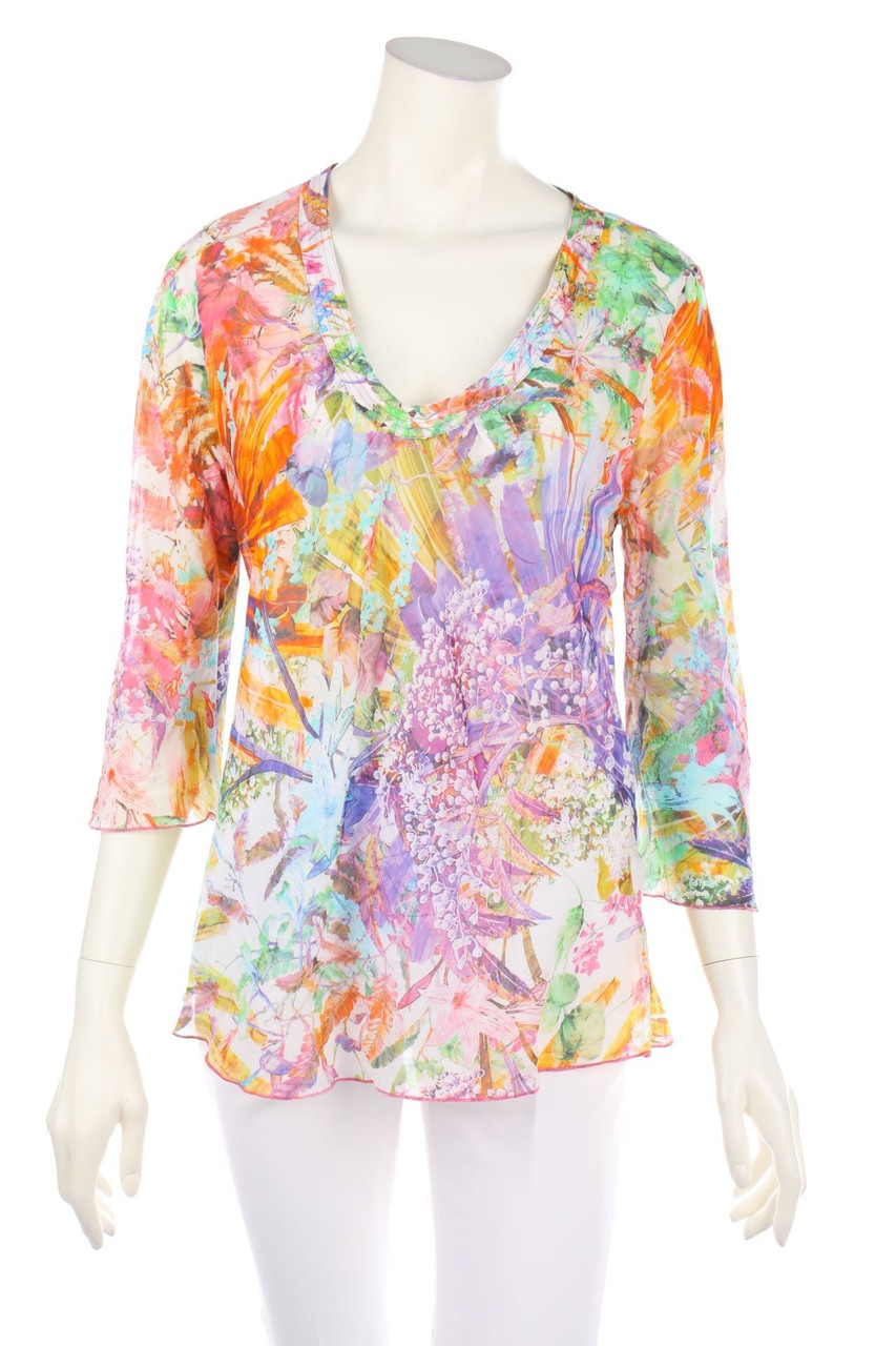 ZANETTI 1965 - Bluse mit 3/4-Ärmel - D 42