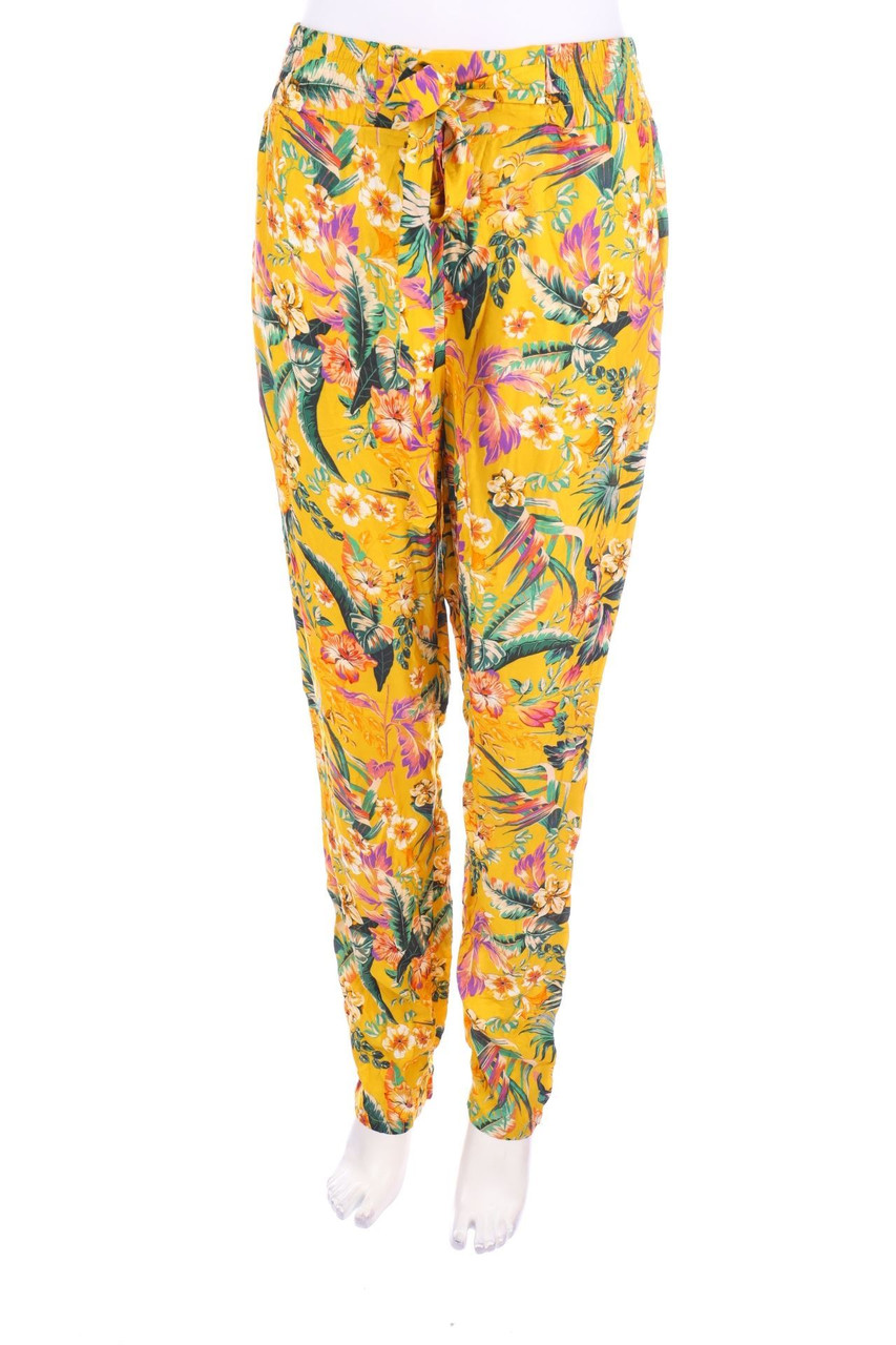 set - Jogger-Hose mit Blumen-Print - D 36