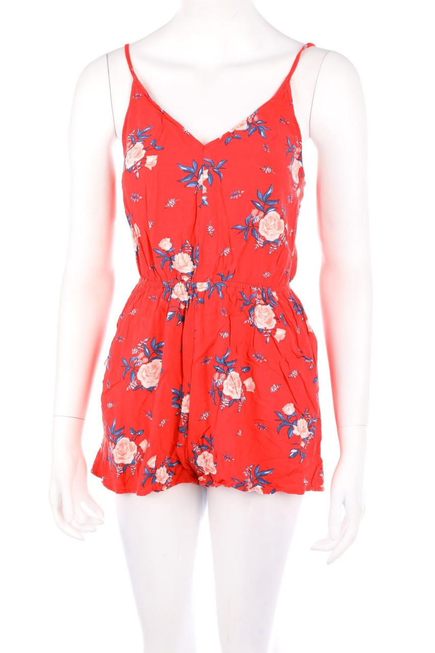 H&M - Playsuit mit Blumen-Print - D 32