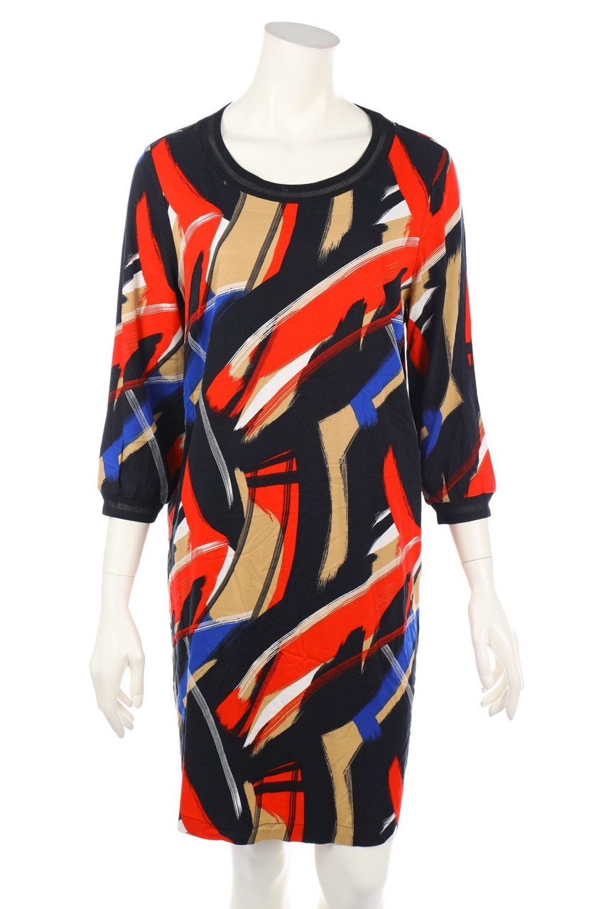 sandwich_ - Shift-Kleid mit Print - D 38