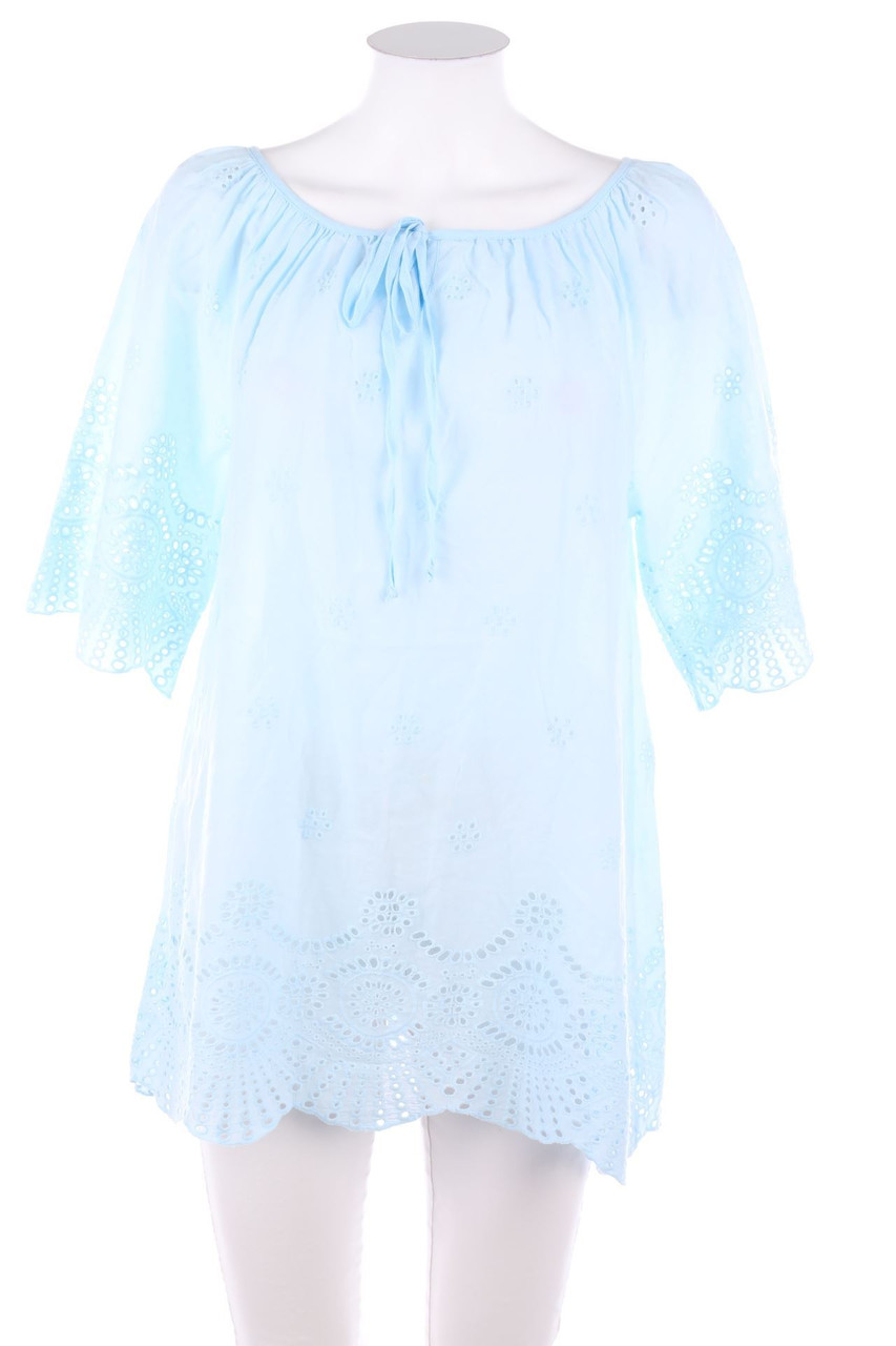fullah sugah - Tunika-Bluse aus Lochspitze - ONE SIZE