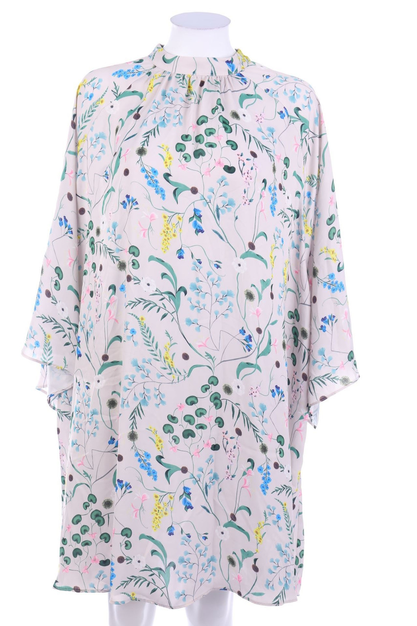 ANNA GLOVER x H&M - Shift-Kleid mit Blumen-Print - L